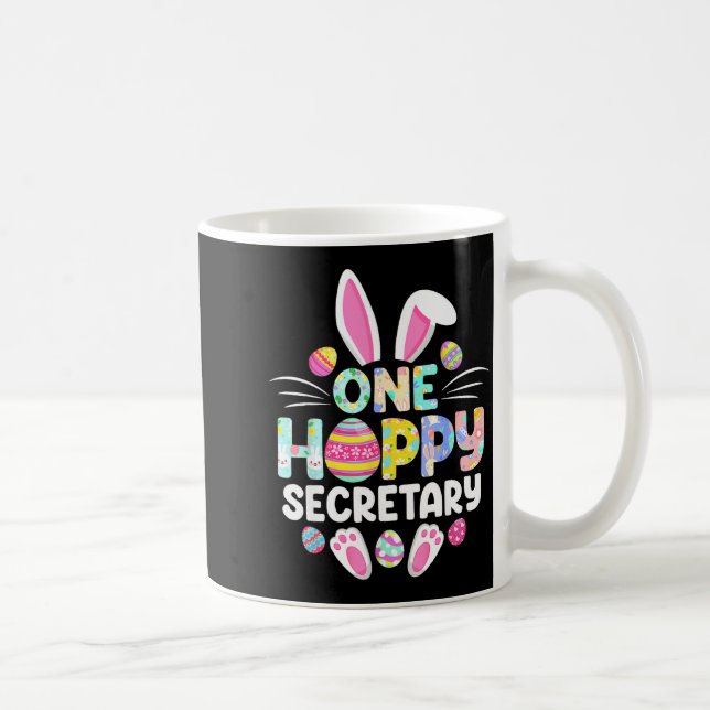 Mug Une secrétaire joyeuse drôle de jour de Pâques  (Droite)