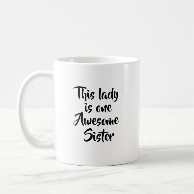 Mug Une sœur géniale drôle (Gauche)