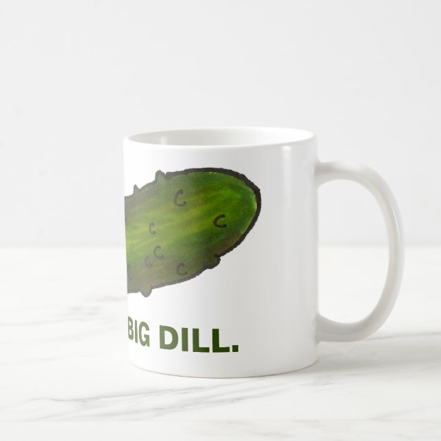 Mug Une sorte de Big Dill (Deal) Drôle Pickle Vert (Droite)