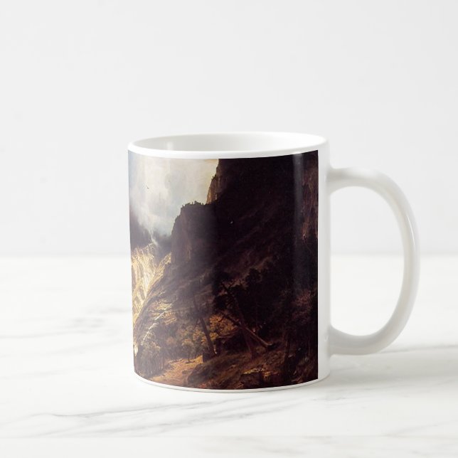 Mug Une tempête dans les montagnes Rocheuses, Bierstad (Droite)