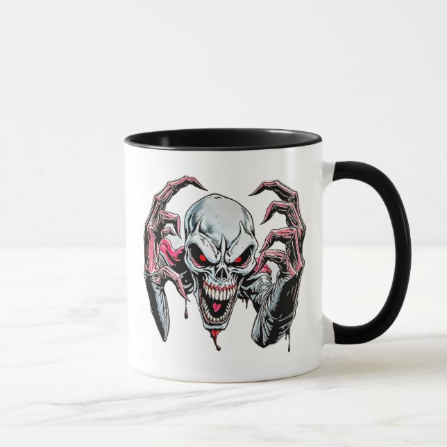 Mug Une tête de mort vous veut du mal. (Droite)