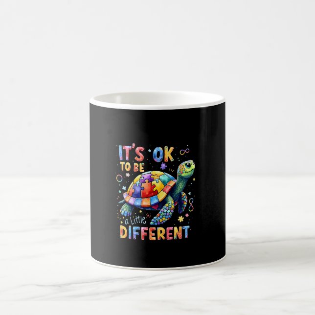 Mug Une Tortue Un Peu Différente Sensibilisation à l'A (Centre)