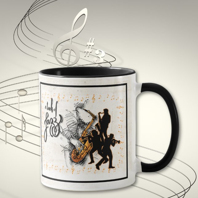 Mug Une touche de Jazz - Vibes intemporelles (Créateur téléchargé)