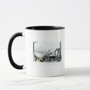 Mug Une usine de Vapeur-Moteur et travaux de fer