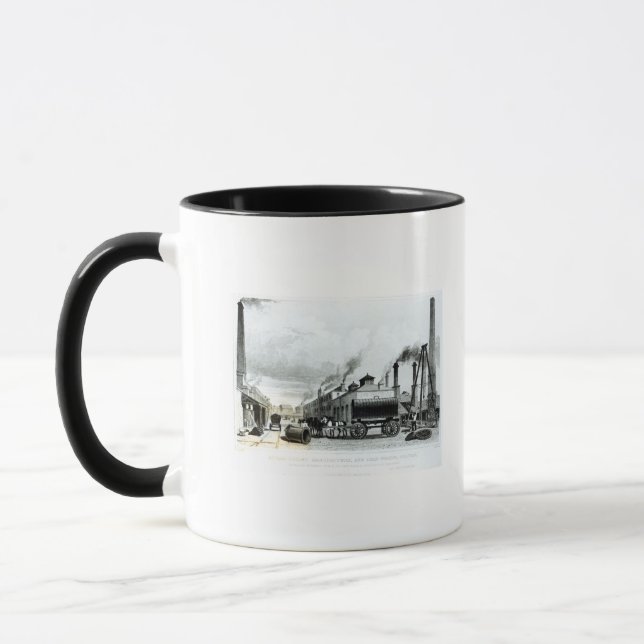 Mug Une usine de Vapeur-Moteur et travaux de fer (Gauche)