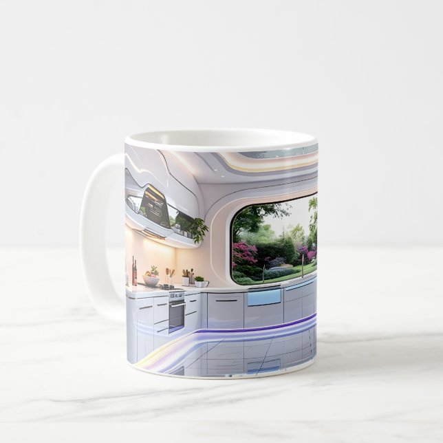 Mug Une vision au-delà du temps (Devant gauche)