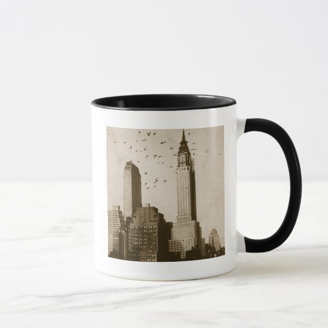 Mug Une volée de voler d'oiseaux (Droite)