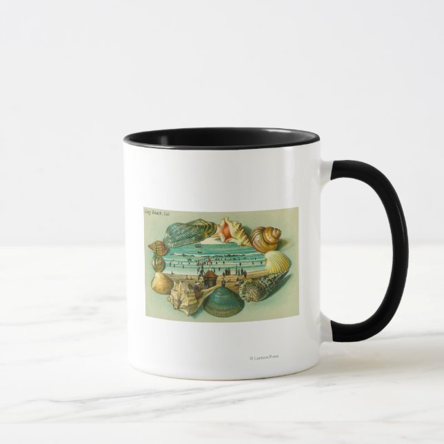 Mug Une vue Pittoresque bordée de coquillages marins (Droite)