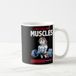 Mug Unicorn Funny Bodybuilding Flexcorn Humour Gym Cut