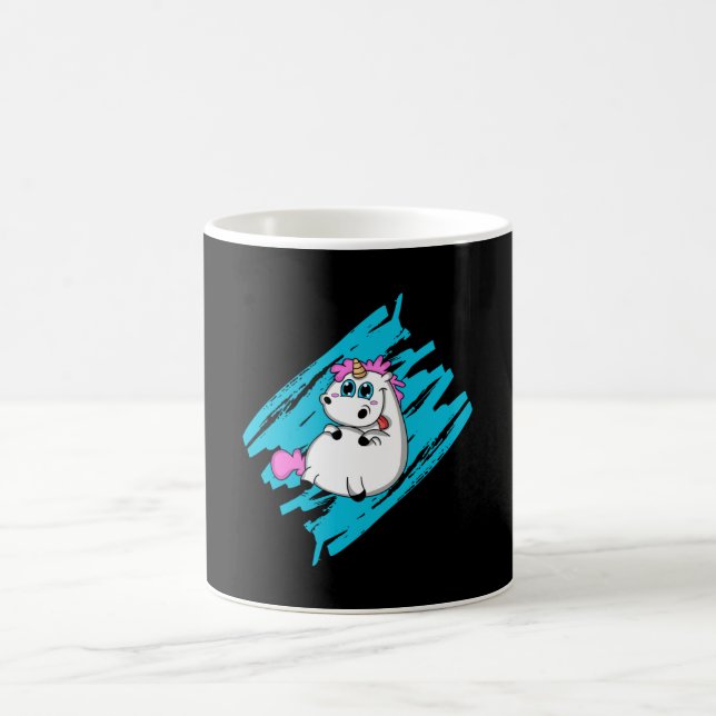Mug Unicorn Imaginaire mignon Animaux drôle Rainbow Ca (Centre)