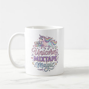 Mug Unicorn Mixtape Magie Autocollant et Chemise Adora