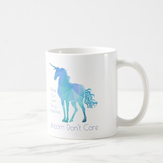 Mug Unicorn s'en fiche (Droite)