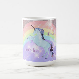 Mug Unicorne, arc-en-ciel, pour les filles, les enfant