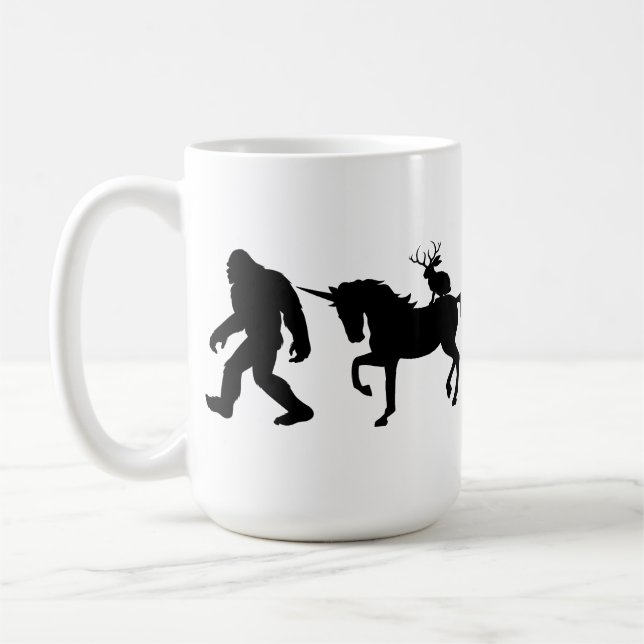 Mug Unicorne, Bigfoot et Jackalope (Gauche)