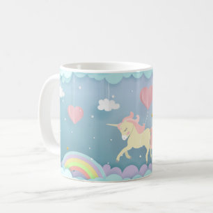Mug Unicorne dans le ciel