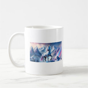 Mug Unicorne enchantée dans un Imaginaire enneigé Post