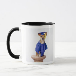 Mug Uniforme de port d'obtention du diplôme de chien