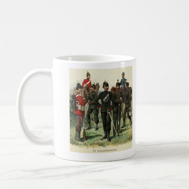 Mug Uniforme victorien britannique (Gauche)