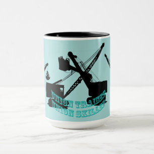 Mug Union fonctionnante de pelle à grutier d'ingénie