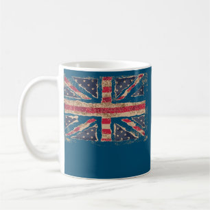Mug Union Jack British Flag Vintage Retro United