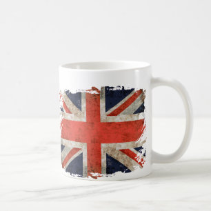 Mug Union Jack déchiqueté âgé