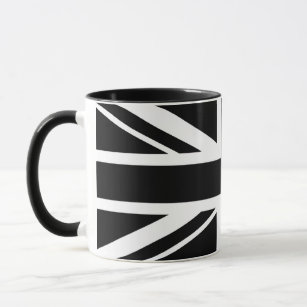 Mug Union Jack ~ Noir et Blanc