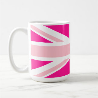 Mug Union Jack Rose Foncé