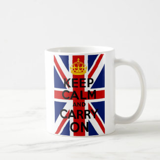 Mug Union Jack se calme et continue à bouger