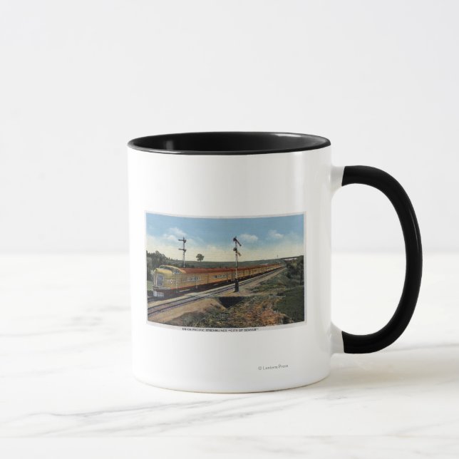 Mug Union Pacific Streamliner "Ville de Denver" (Droite)