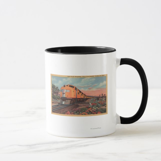 Mug Union Pacific Train, Ville de L.A. (Droite)