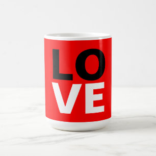 Mug Unique Arrière - plan rouge amour romance