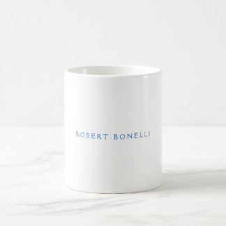 Mug Unique bleu clair bleu minimaliste moderne