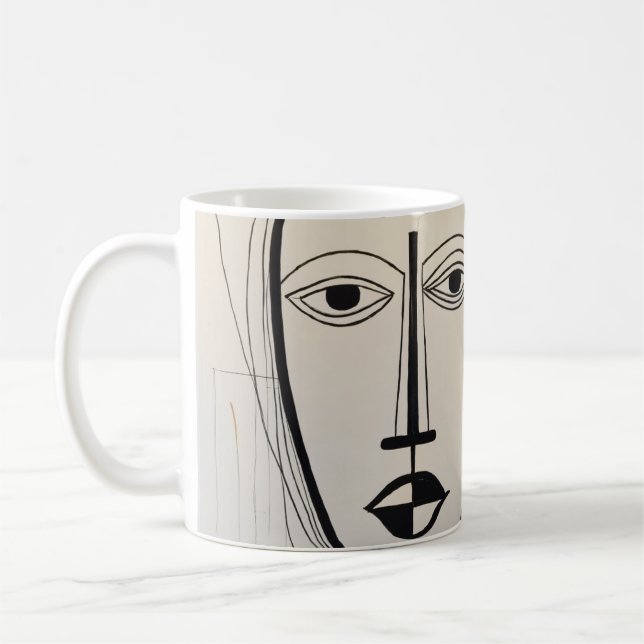 Mug - Unique Conception abstraite (Gauche)