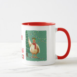 Mug Unique : Joyeux Noël - des poulets !