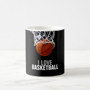 Mug Unique Moderne I Love Basketball