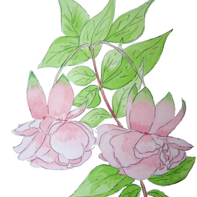 Mug unique tableau floral de jolies fleurs roses (Créateur téléchargé)