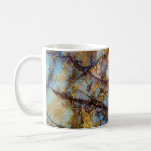 Mug unique texture of natural stone - marble, onyx, gr