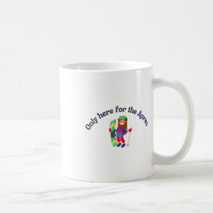 Mug Uniquement ici pour l'après-ski, Ski, Ski alpin dr