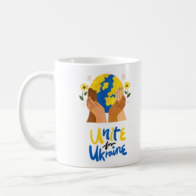 Mug Unis dans le monde pour l'Ukraine (Gauche)