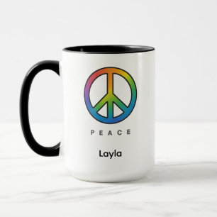 Mug Unisex couleur de paix