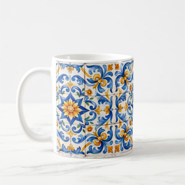 Mug Unité de Transport de Caféine Azulejo (Gauche)