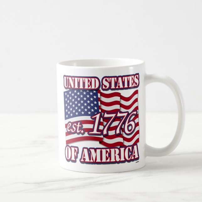 Mug United States Of America est 1776 (Droite)