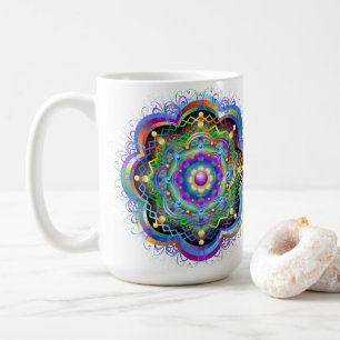 Mug Univers Mandala Couleurs Psychédéliques