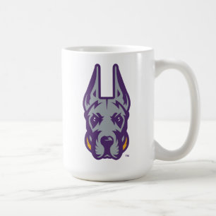 Mug Université d'Albany Chef de la mascotte Great Dane