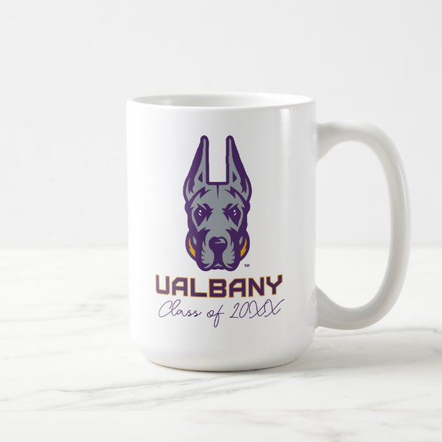 Mug Université d'Albany Great Danes (Droite)