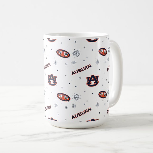 Mug Université d'Auburn | Motif de vacances (Devant droit)