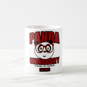 Mug Université de panda - rouge