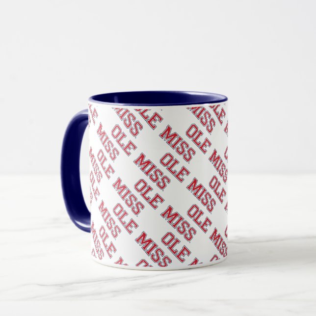 Mug Université du Mississippi | Ole Miss Wordmark (Devant gauche)