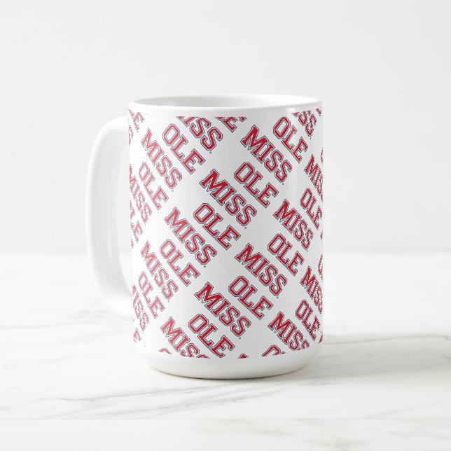 Mug Université du Mississippi | Ole Miss Wordmark (Devant gauche)