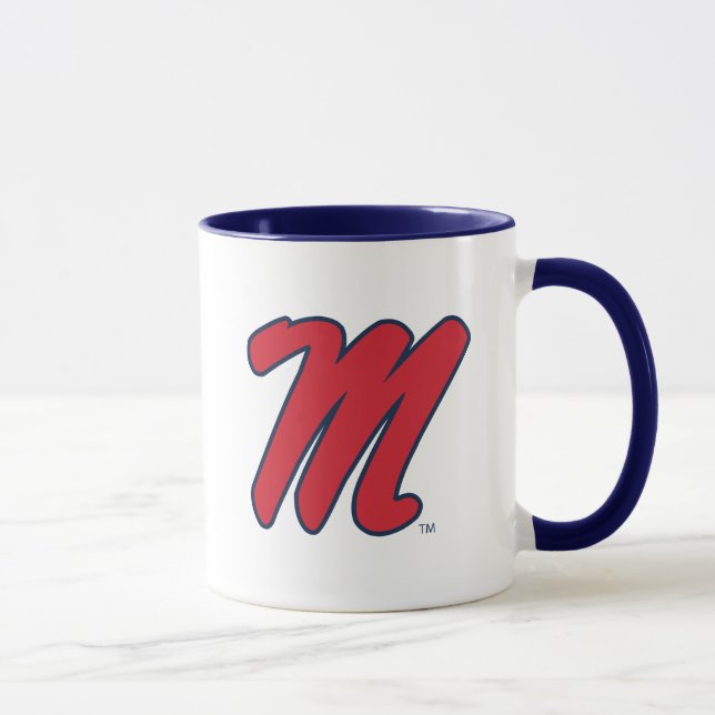 Mug Université du Mississippi | Script M (Droite)